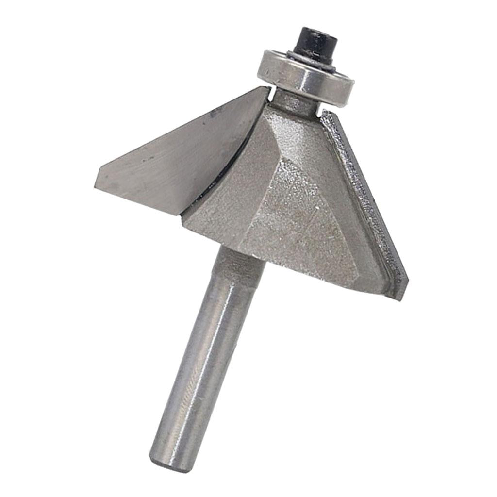 45 degrees Chamfer Router Bit for Carpentry Chamfering Rounding Beveling 6