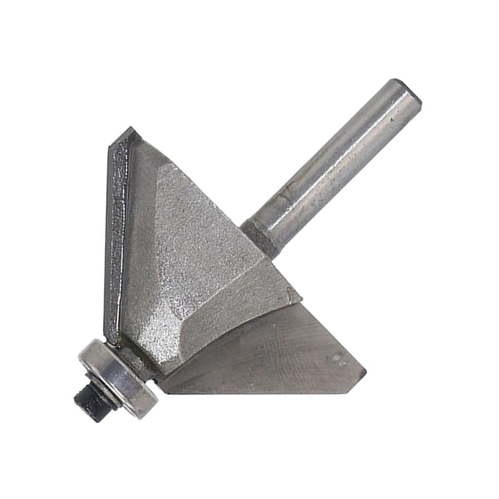 45 degrees Chamfer Router Bit for Carpentry Chamfering Rounding Beveling 7