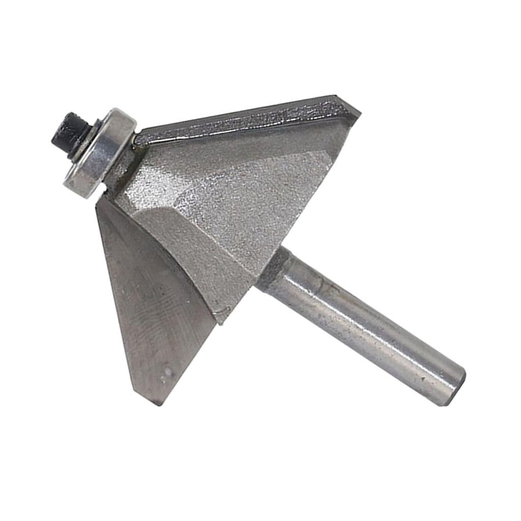 45 degrees Chamfer Router Bit for Carpentry Chamfering Rounding Beveling 7