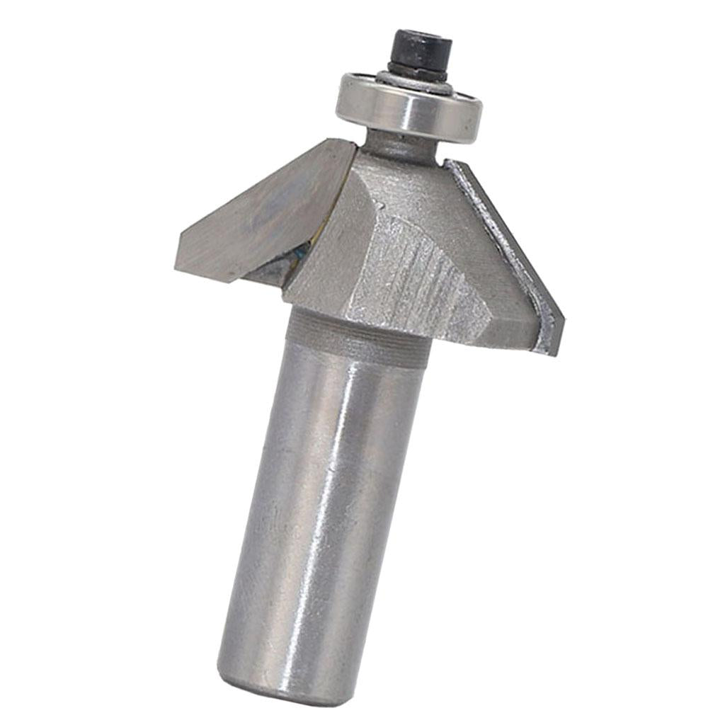 45 degrees Chamfer Router Bit for Carpentry Rounding Beveling 1/2