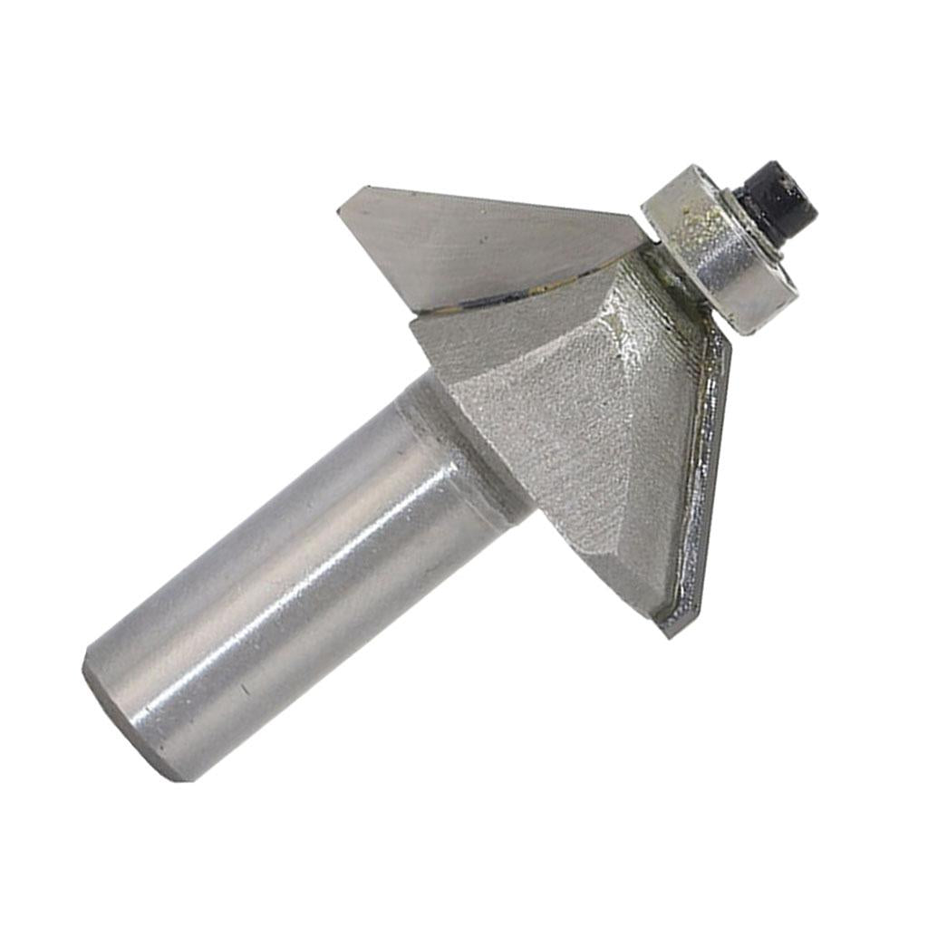 45 degrees Chamfer Router Bit for Carpentry Rounding Beveling 1/2