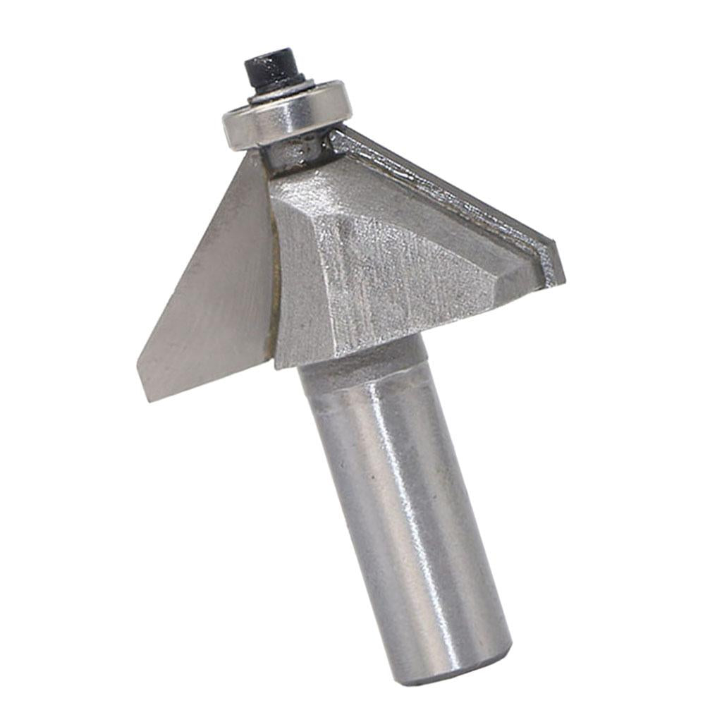 45 degrees Chamfer Router Bit for Carpentry Rounding Beveling 1/2