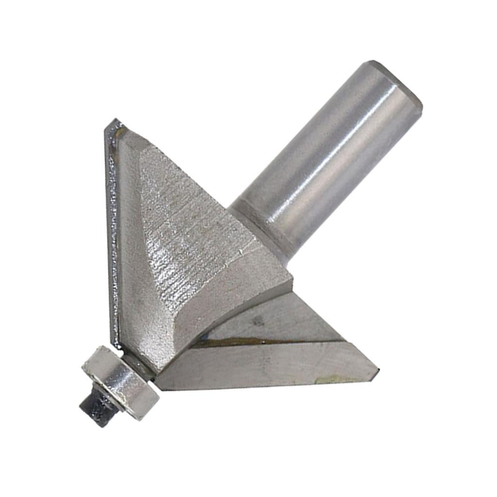 45 degrees Chamfer Router Bit for Carpentry Rounding Beveling 1/2