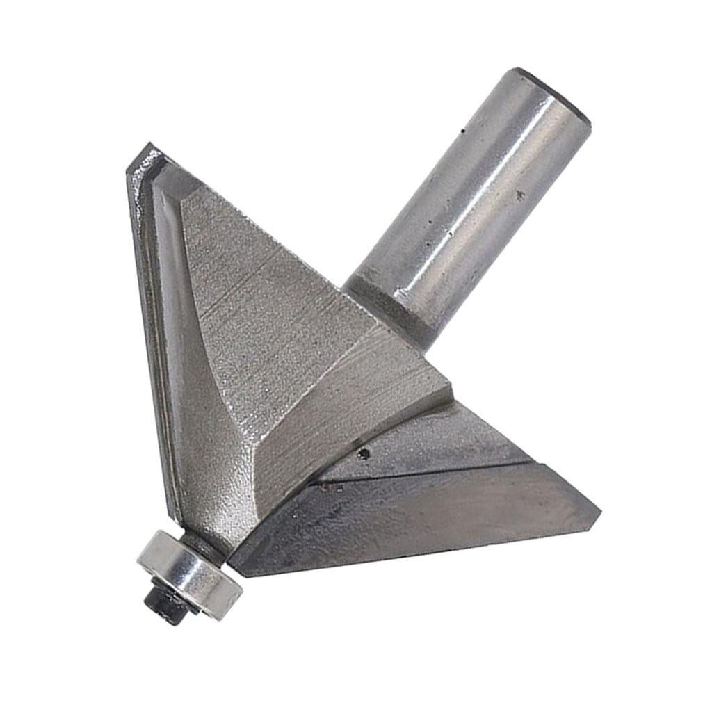 45 degrees Chamfer Router Bit for Carpentry Rounding Beveling 1/2" Shank 16