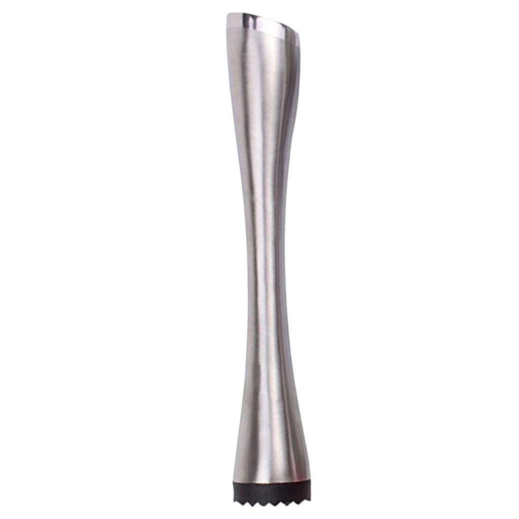 Stainless Steel Cocktail Drink  Muddler Bartender Tool M106 Plastic Head