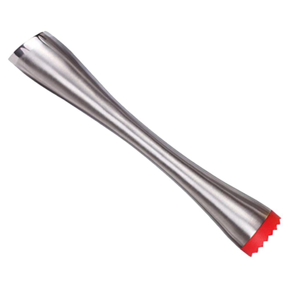 Stainless Steel Cocktail Drink  Muddler Bartender Tool M106 Plastic Head