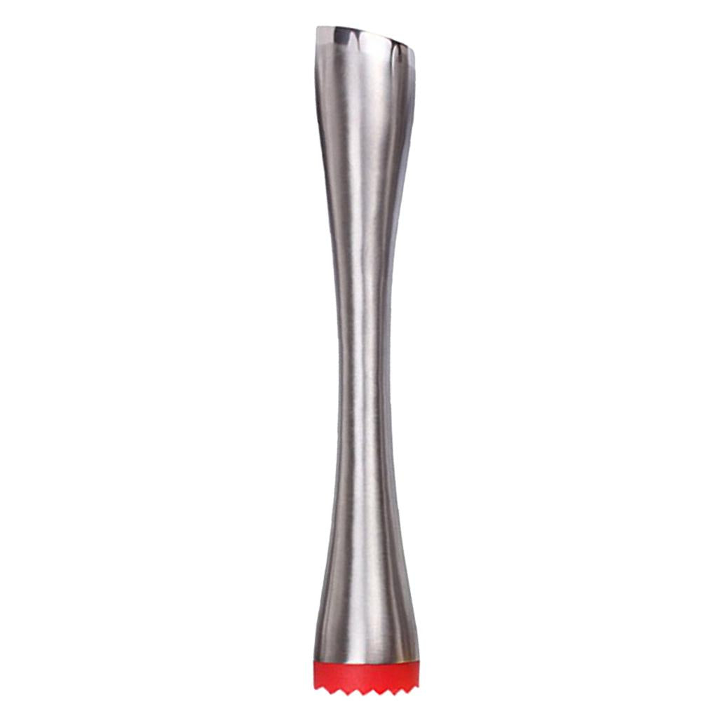 Stainless Steel Cocktail Drink  Muddler Bartender Tool M106 Plastic Head