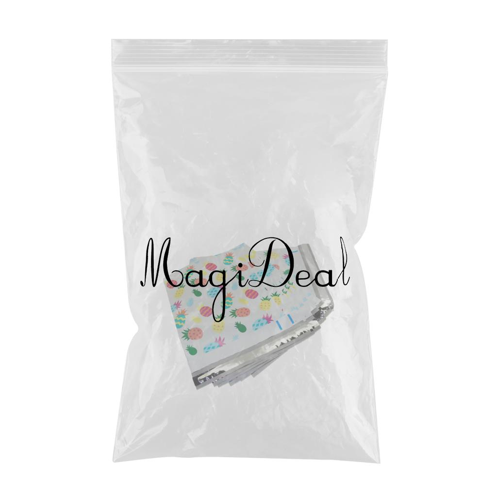 Pack of 100 pieces Plastic Bags with Postage Bags for Shipping 2