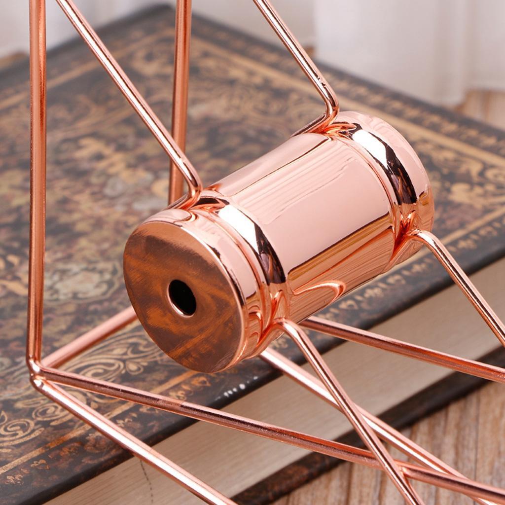 Stationery Metal Tape Holder Wire Metal Tape Cutter Office Tape Dispenser B Rose Gold