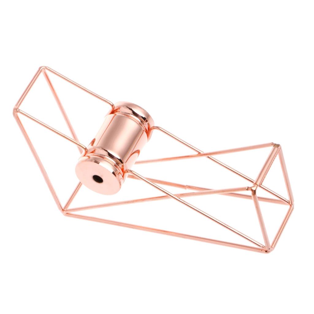 Stationery Metal Tape Holder Wire Metal Tape Cutter Office Tape Dispenser B Rose Gold