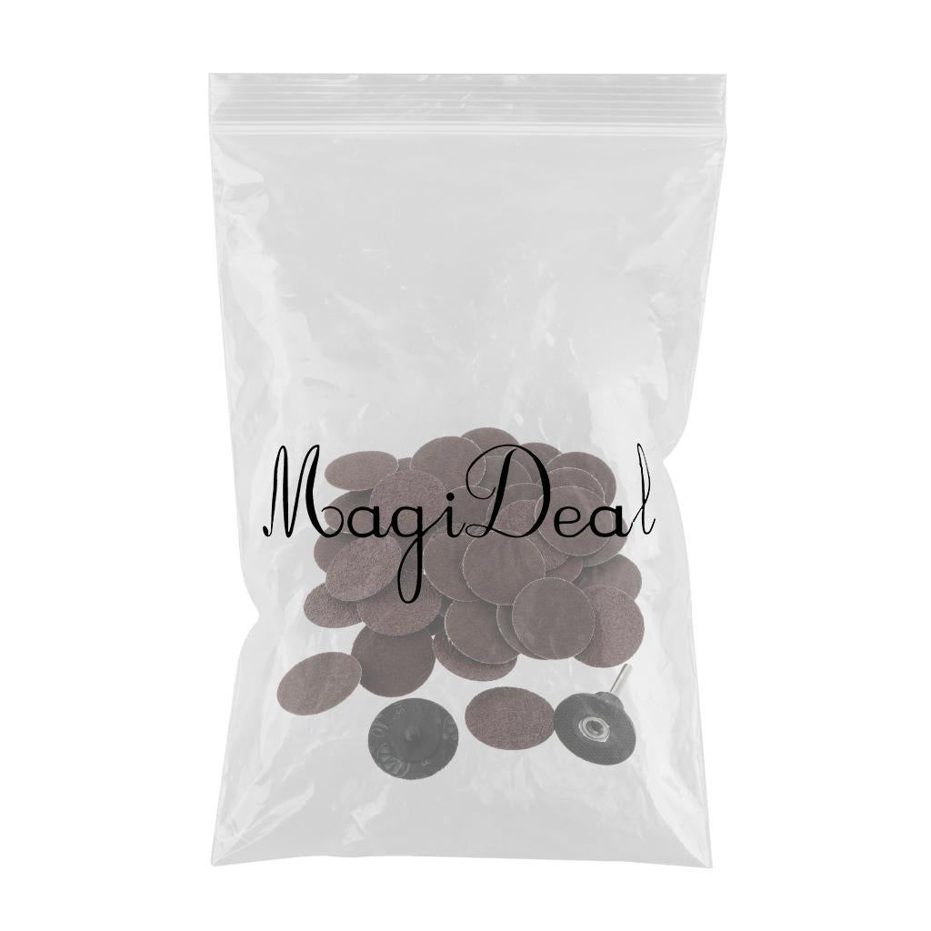 2in 40PCS Sanding Discs Pad Kit Drill Grinder Rotary Tools with Backer Plate