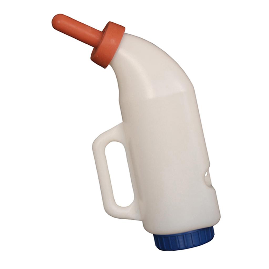 2L/4L Calf Milk Bottle Hand Rearing Poddy Teat Weaning Feeder Milking Farm A 2L