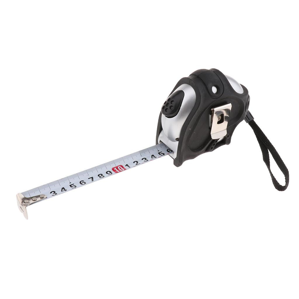 Plastic Shell Retractable Ruler Self Lock Measure Tape Measuring Tool 7.5m 25mm