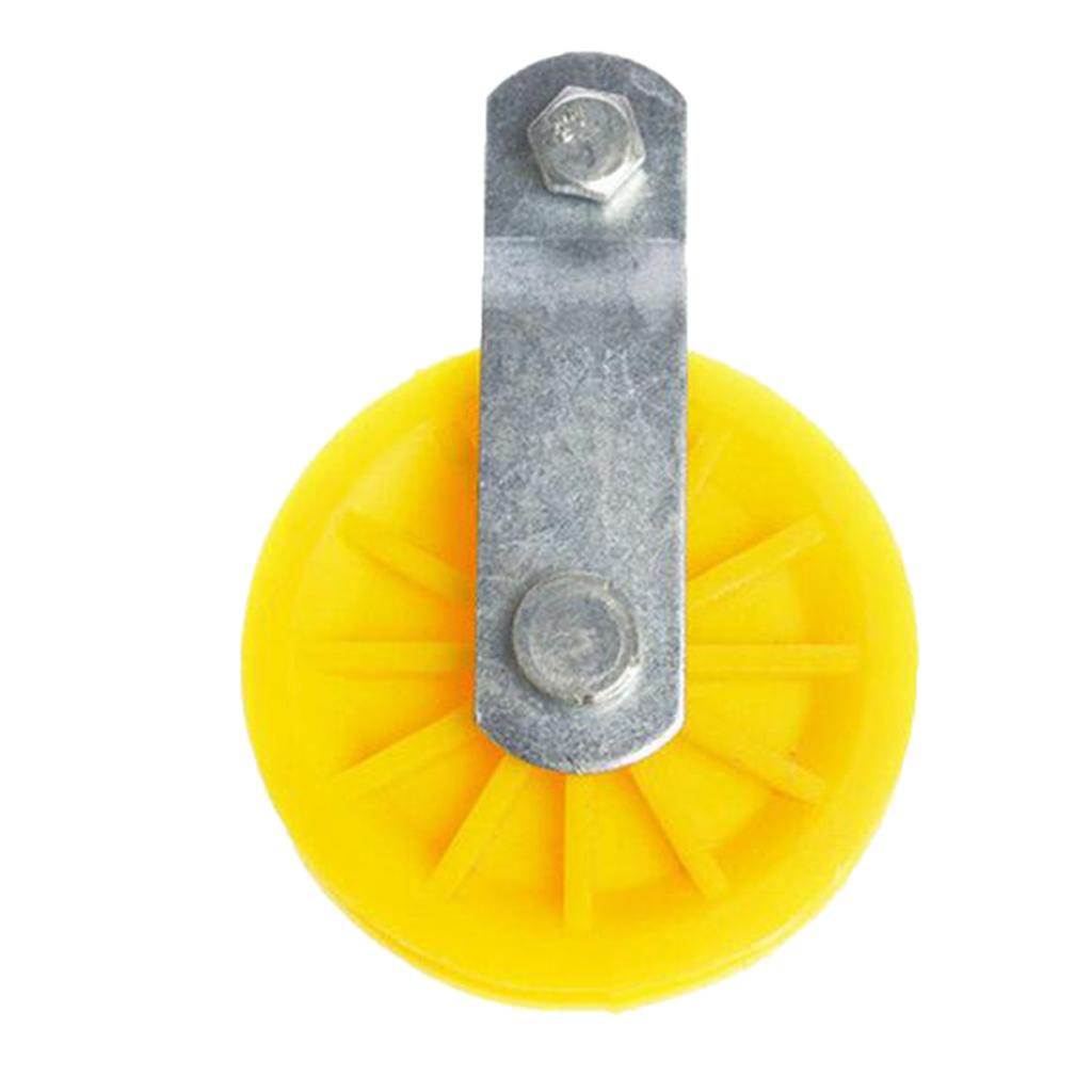 5pieces Single Wheel Pulley Block Swivel Rope Sheave Eye  Type3