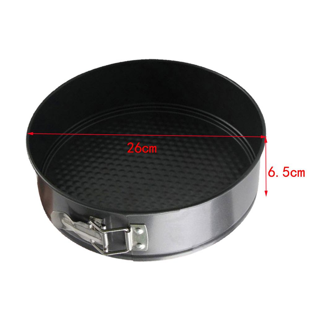 Non-Stick Round Loose Base Springform Cake Pan Tin Tray Bakeware 10 Inch