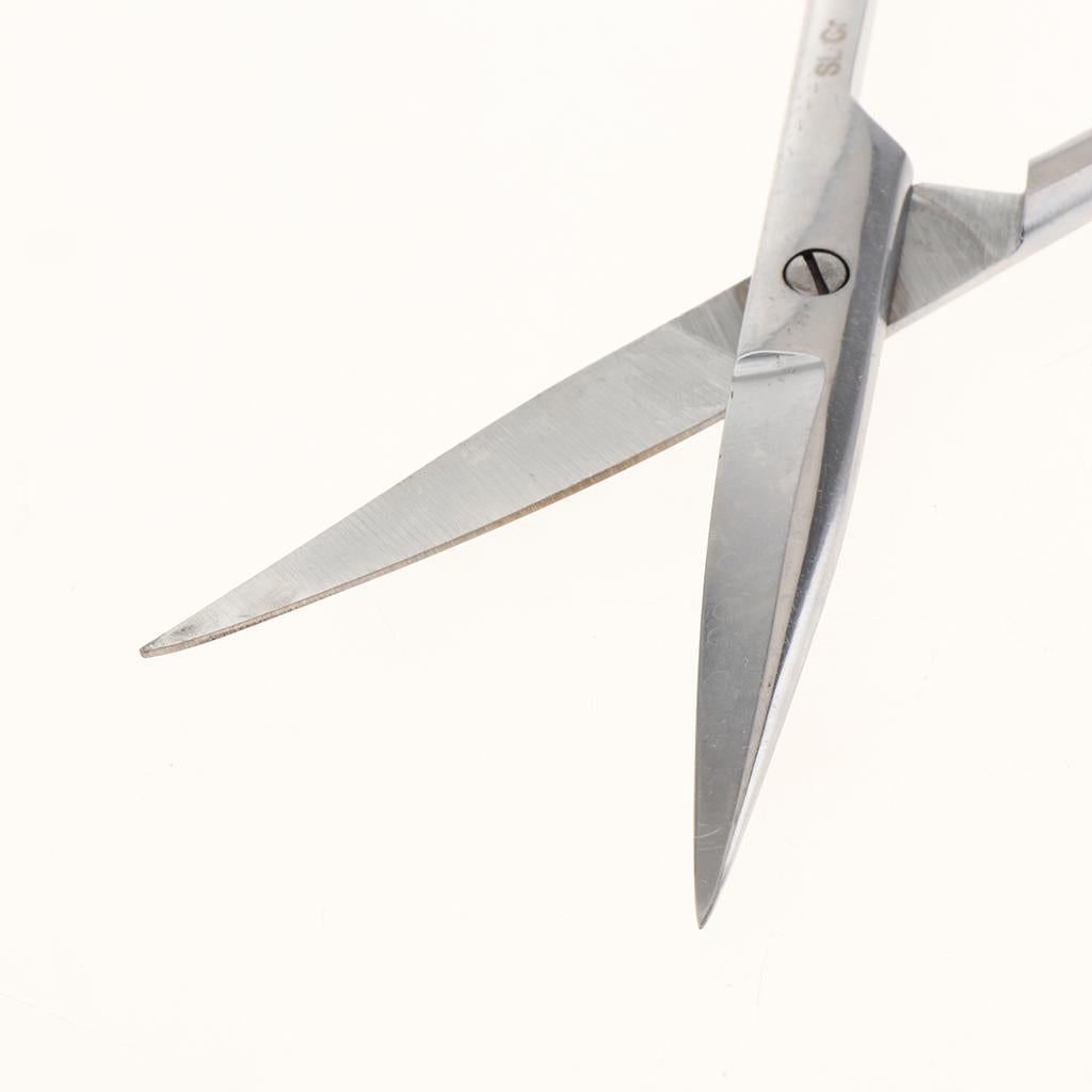 Stainless Steel Beauty Mustache Eyebrow Scissors 20cm Straight Tip