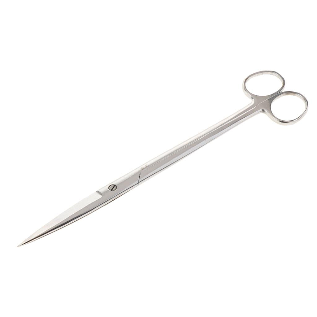 Stainless Steel Beauty Mustache Eyebrow Scissors 22cm Straight Tip