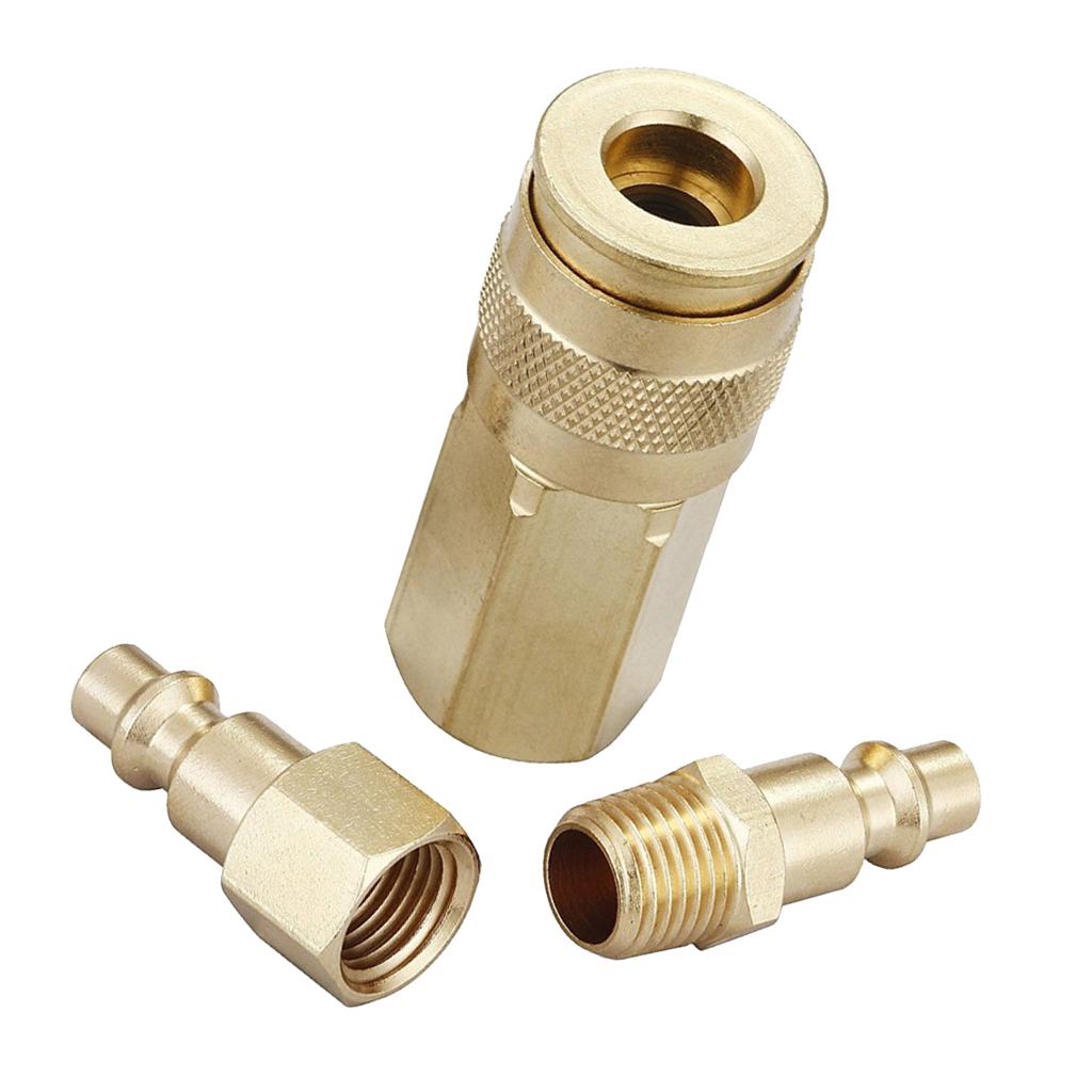 1/4 inch Air Pneumatic Quick Connector Coupling Adapter Thread Coupler C