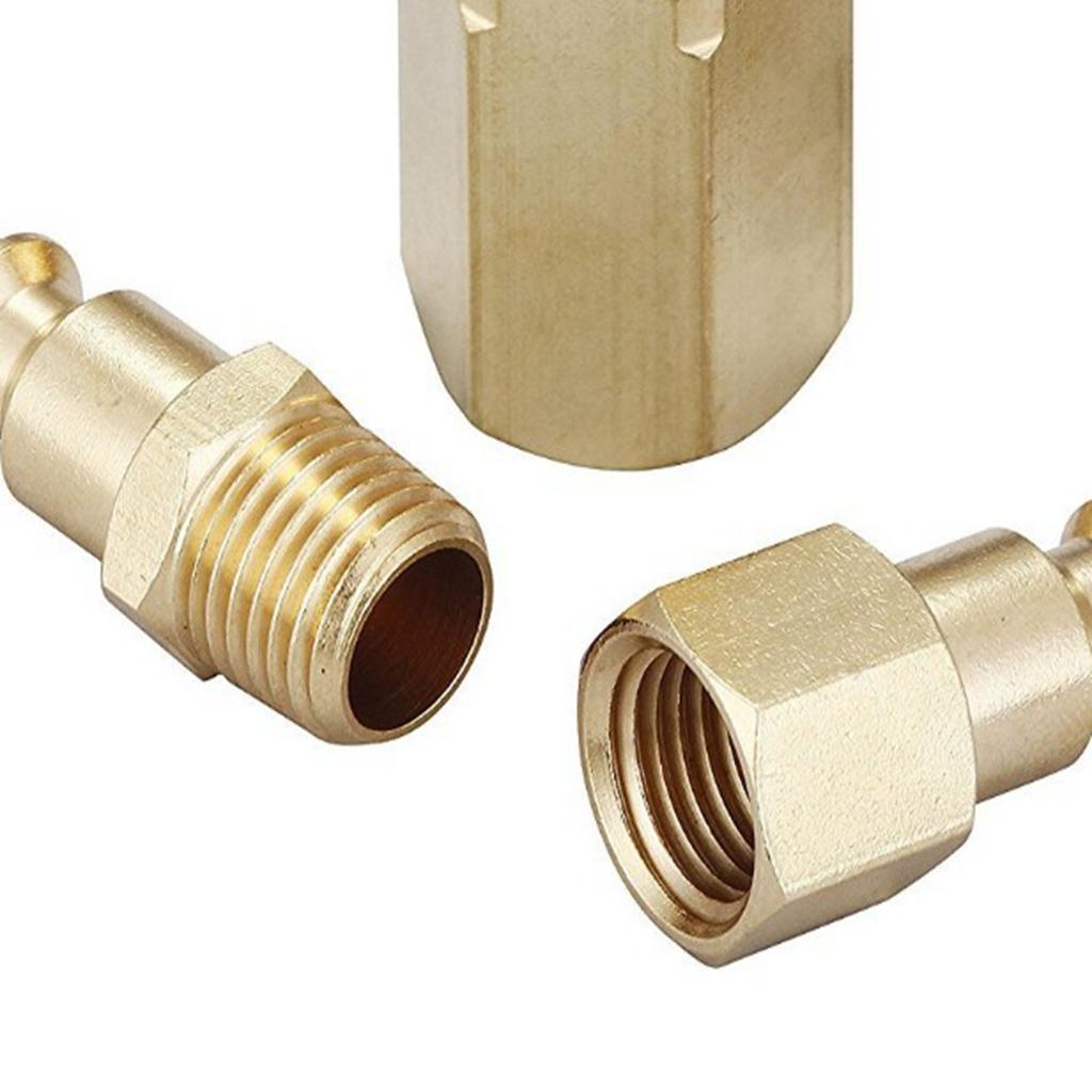 1/4 inch Air Pneumatic Quick Connector Coupling Adapter Thread Coupler C