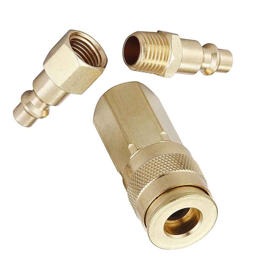 1/4 inch Air Pneumatic Quick Connector Coupling Adapter Thread Coupler C