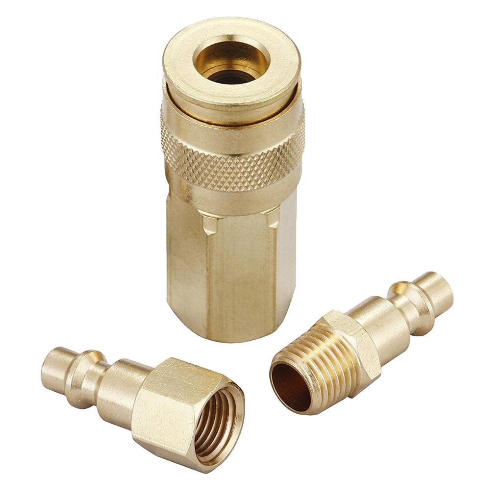 1/4 inch Air Pneumatic Quick Connector Coupling Adapter Thread Coupler C