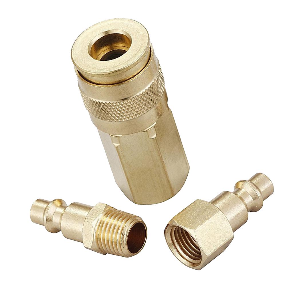 1/4 inch Air Pneumatic Quick Connector Coupling Adapter Thread Coupler C