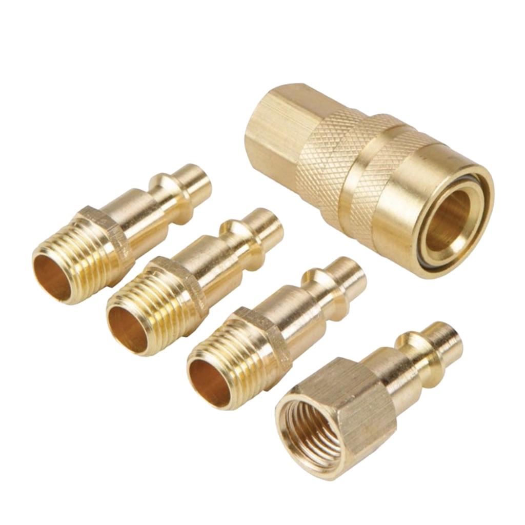 1/4 inch Air Pneumatic Quick Connector Coupling Adapter Thread Coupler D