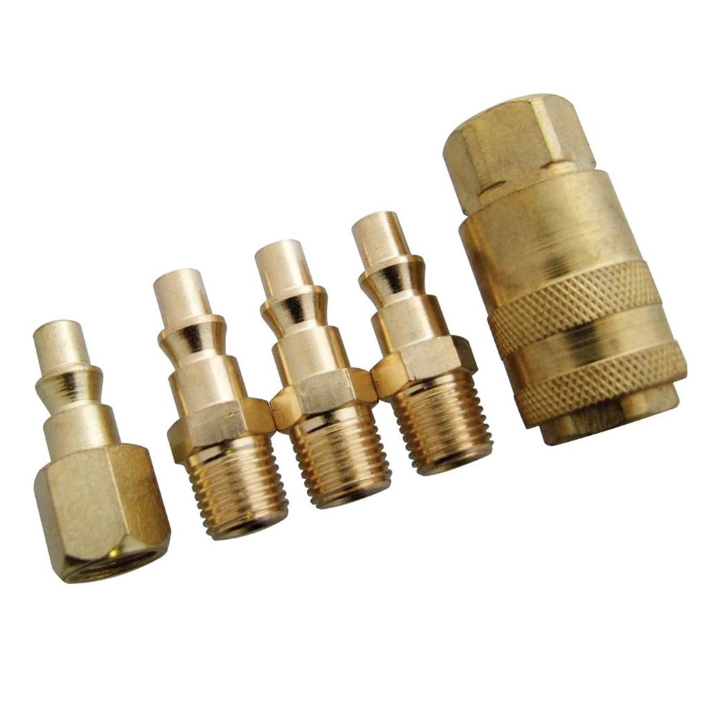 1/4 inch Air Pneumatic Quick Connector Coupling Adapter Thread Coupler D