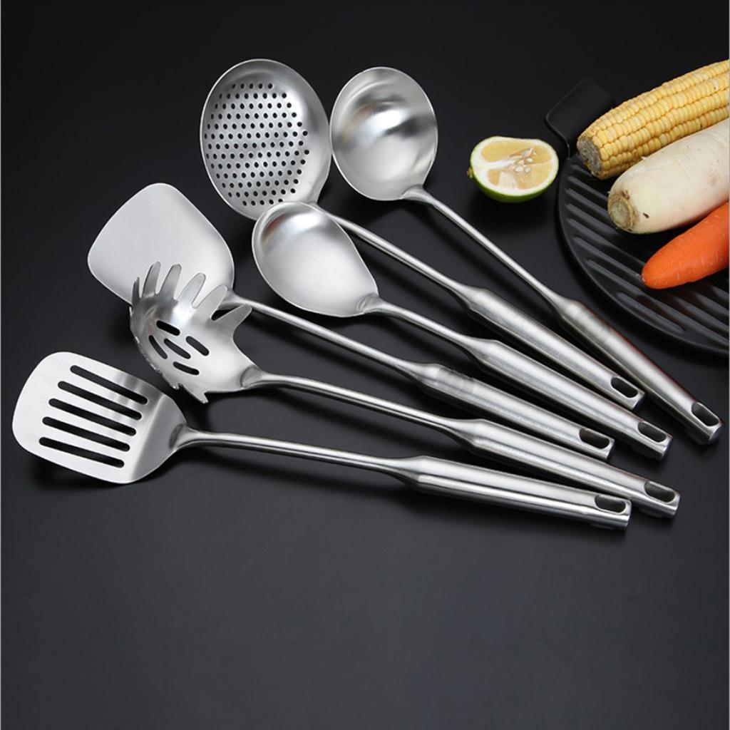 Stainless Steel Kitchen Gadgets Cooking Utensils Non-stick Solid Turner