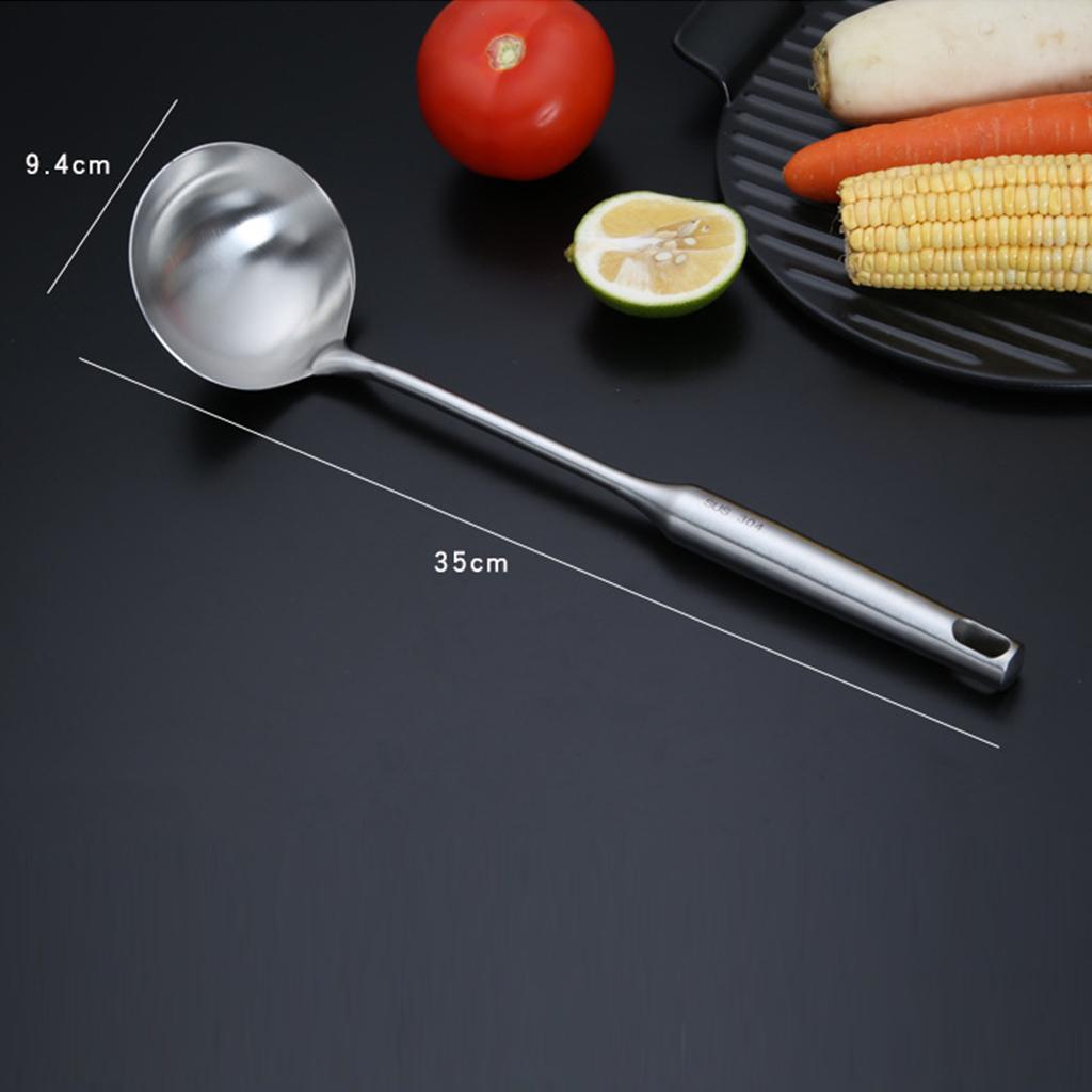 Stainless Steel Kitchen Gadgets Cooking Utensils Non-stick Soup Ladle