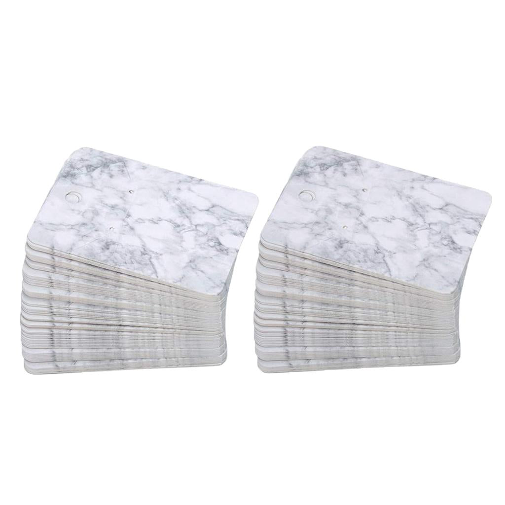 5*7 cm Color Printing Creative Earring Packaging Cards Marble