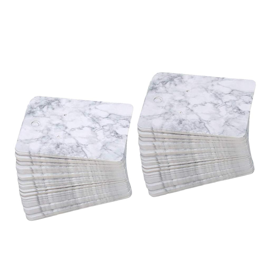 5*7 cm Color Printing Creative Earring Packaging Cards Marble