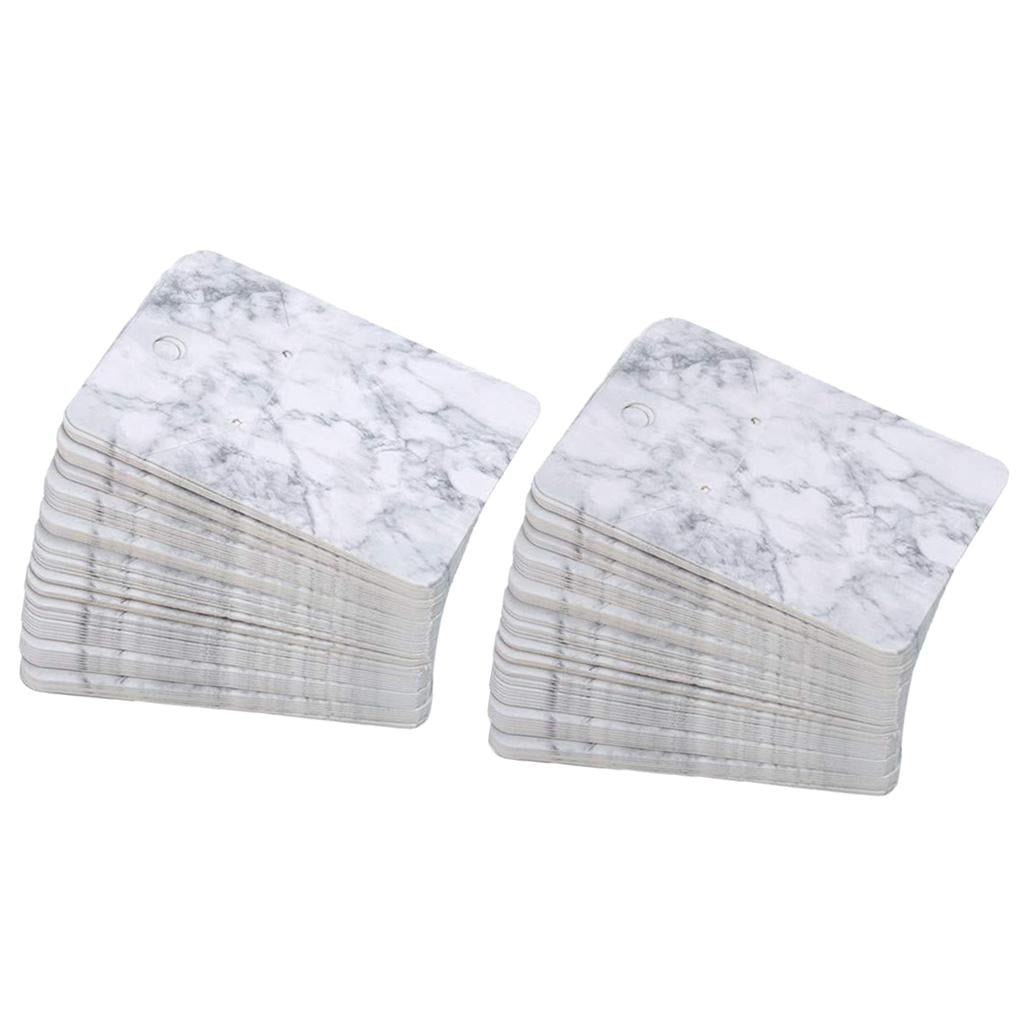 5*7 cm Color Printing Creative Earring Packaging Cards Marble