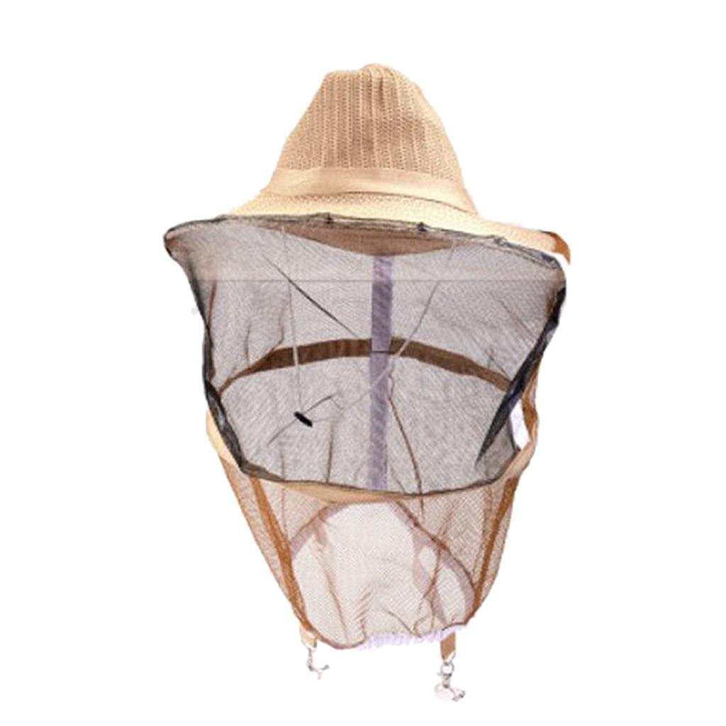 Mosquito Head Net Hat Beekeeping Hat with Hidden Net Mesh Protection from Insect Bug Bee Mosquito Gnats for Outdoor