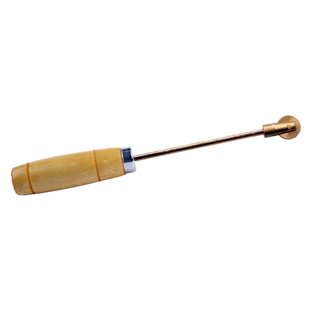 Spur Wire Wheel Beehive Embedder Beekeeping Tool Equipment - Wooden Handle