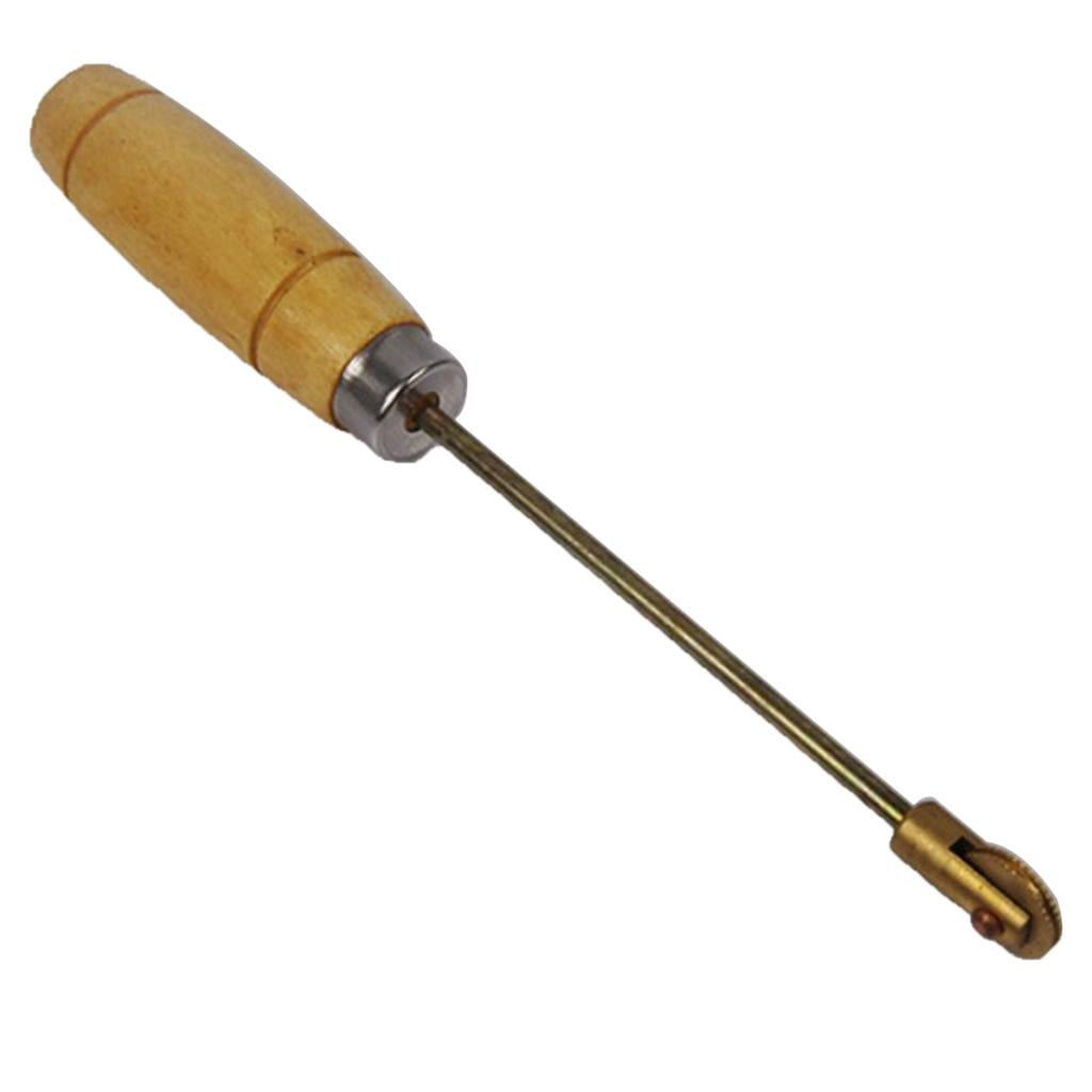 Spur Wire Wheel Beehive Embedder Beekeeping Tool Equipment - Wooden Handle