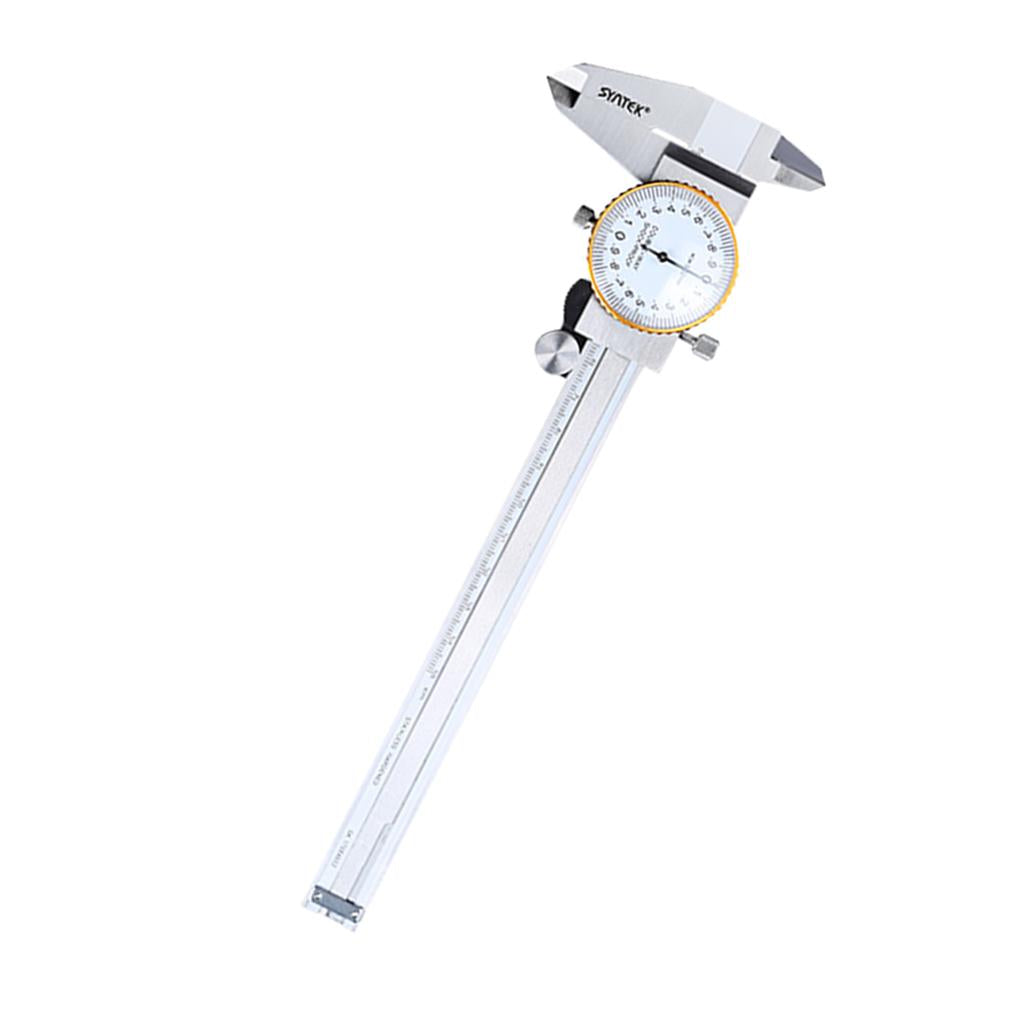 Stainless Steel Dial Caliper Vernier Gauge Micrometer Measuring 0-6inch