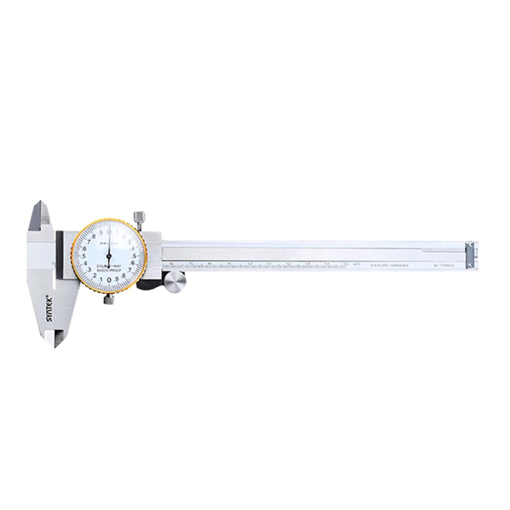 Stainless Steel Dial Caliper Vernier Gauge Micrometer Measuring 0-6inch