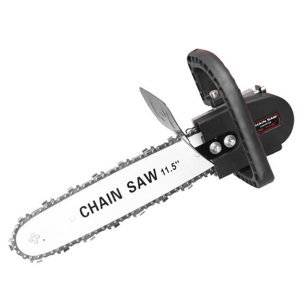 DIY Electric Saw Chain Chainsaw Stand Bracket Set Wood Cut for Angle Grinder