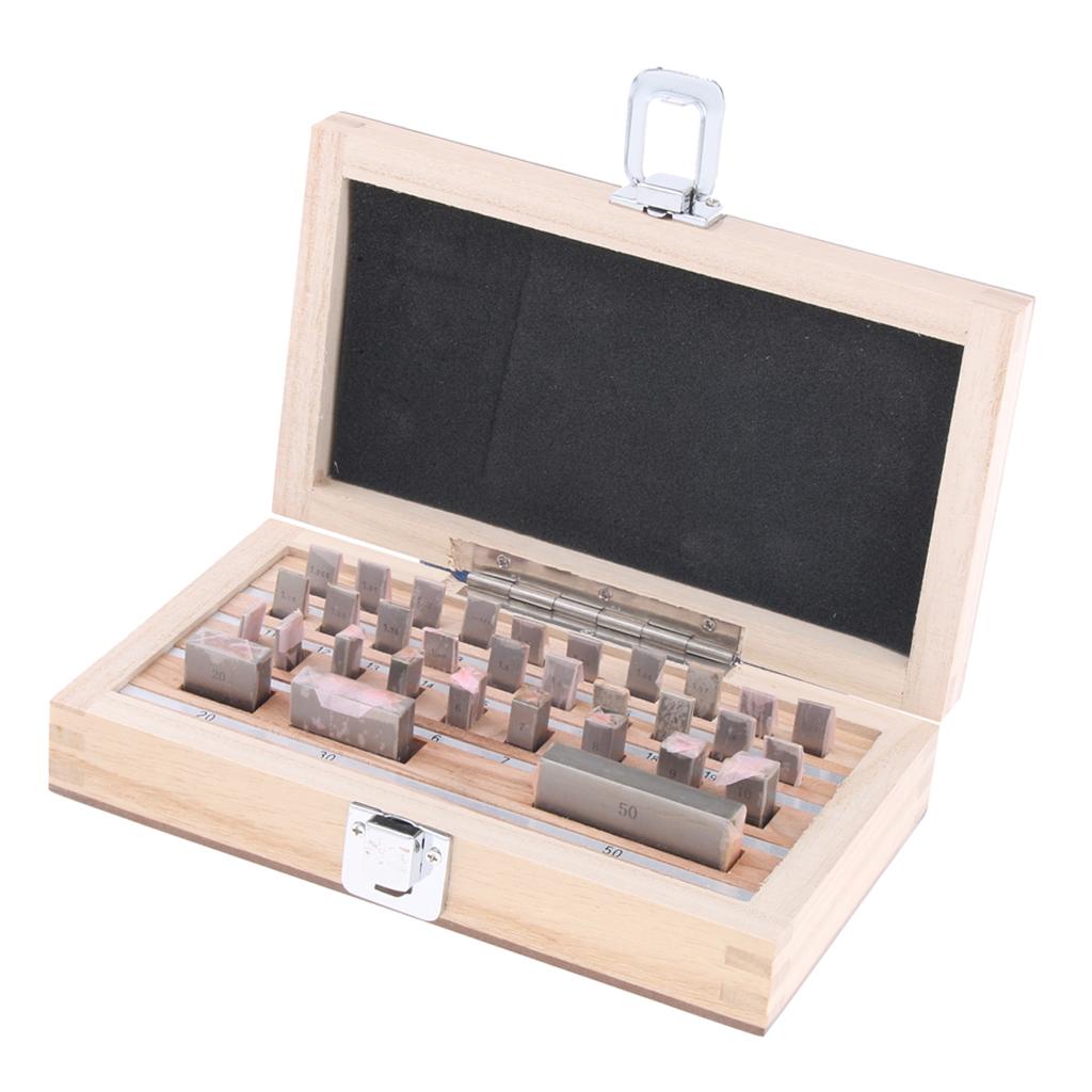 32Pieces Grade 1 Gauge Block Calibration Block for Caliper/Micrometer