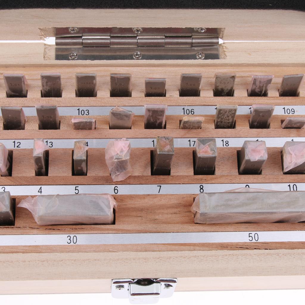 32Pieces Grade 0 Gauge Block High Precision Calibration Block for Micrometer
