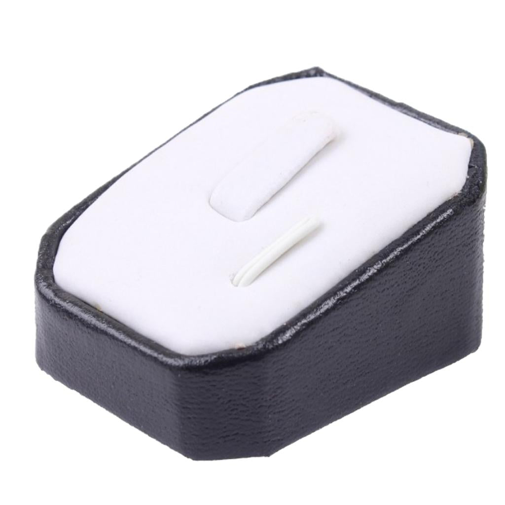 Velvet Ring Boxes, Earring Pendant Jewelry Case, Ring Earrings Gift Boxes White