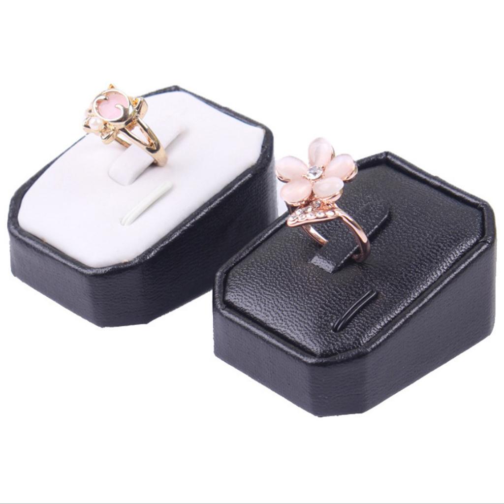 Velvet Ring Boxes, Earring Pendant Jewelry Case, Ring Earrings Gift Boxes White