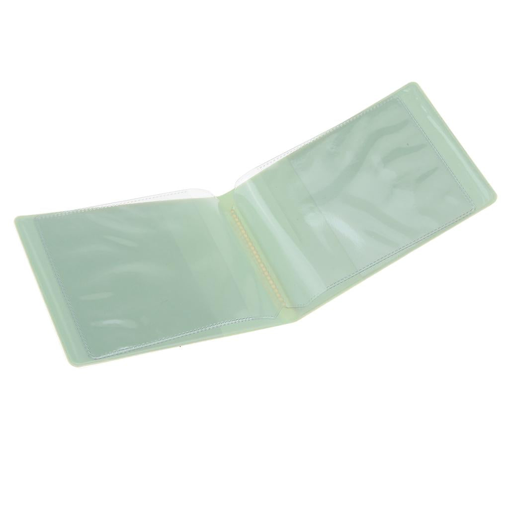 Macaron Color Business Card Holder PU Social Security Card Sleeves White