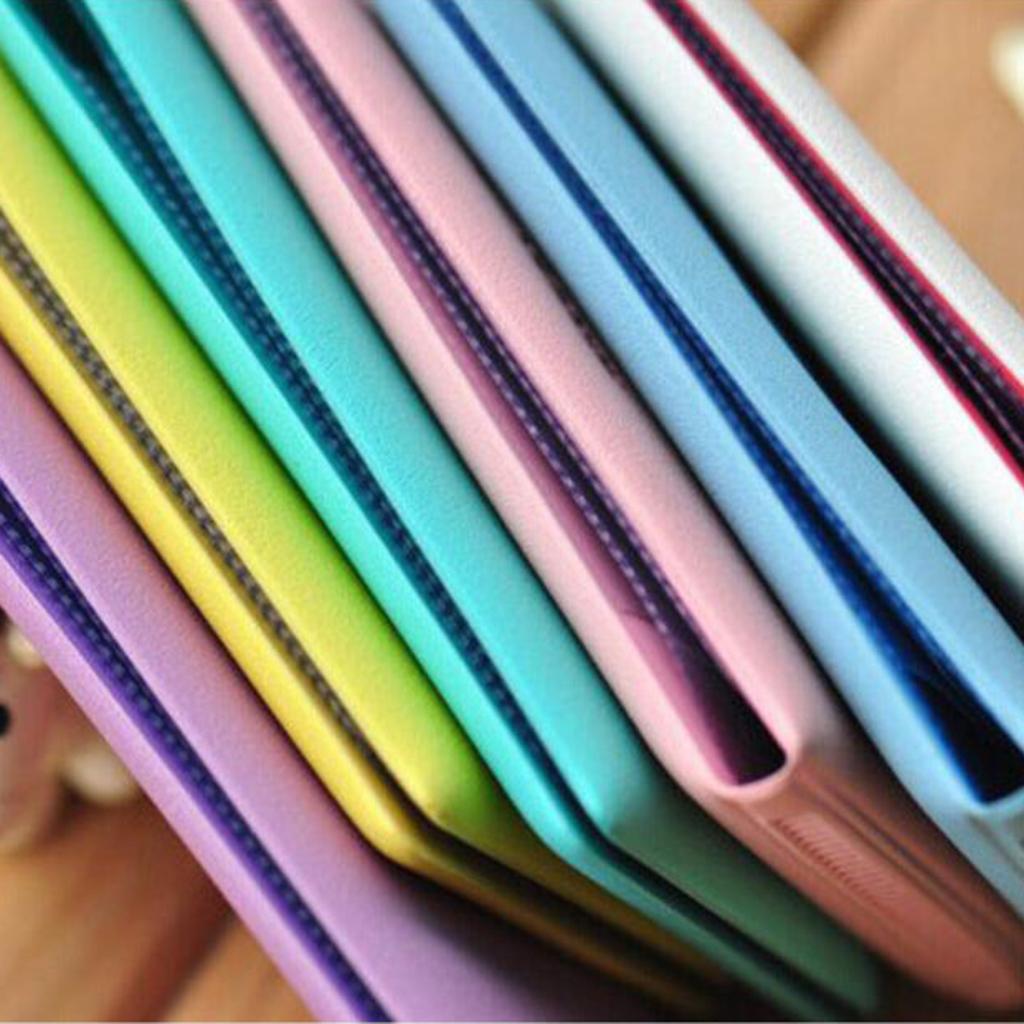 Macaron Color Business Card Holder PU Social Security Card Sleeves White