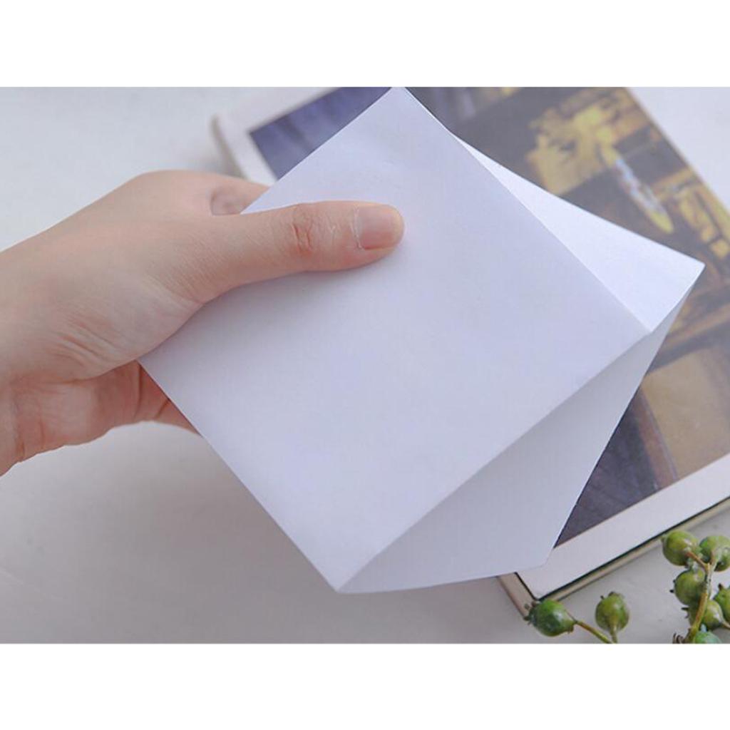 Square-Shaped Notepad Note Book Sticky Note  Can Not Paste White