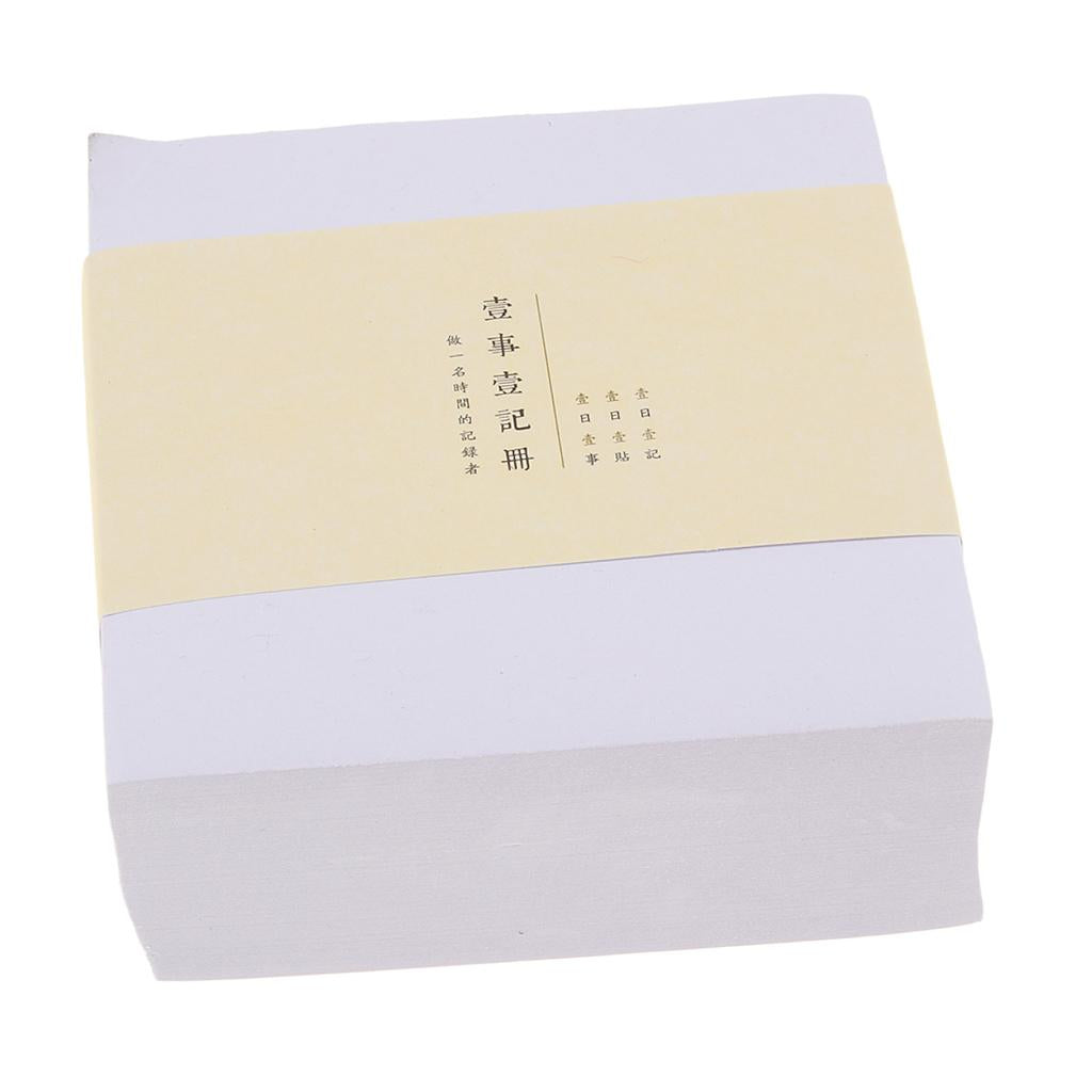 Square-Shaped Notepad Note Book Sticky Note  Can Not Paste Leather Color