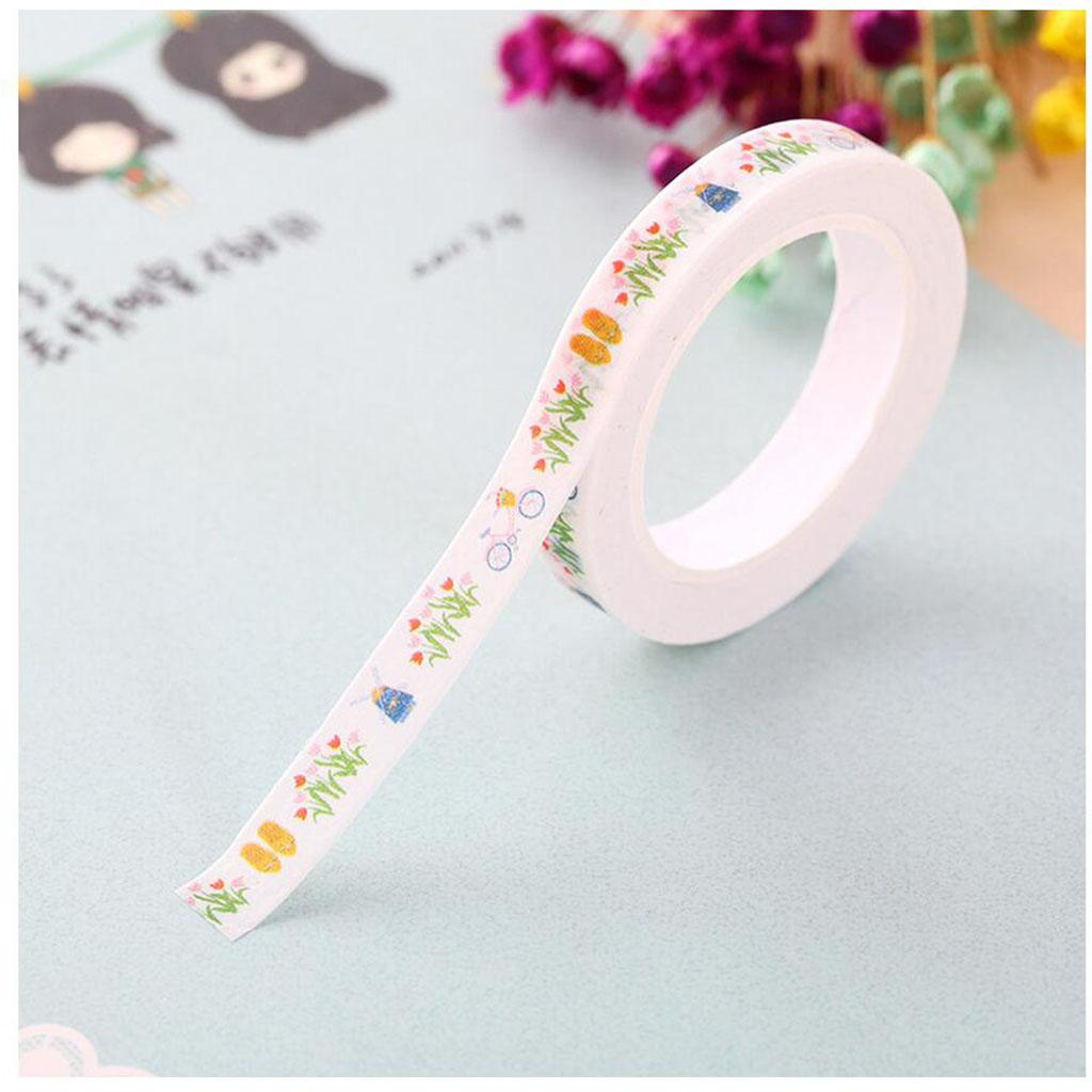 Japanese Washi  Paper Tape Colour Cartoon Handbook Sticker Leisure Life