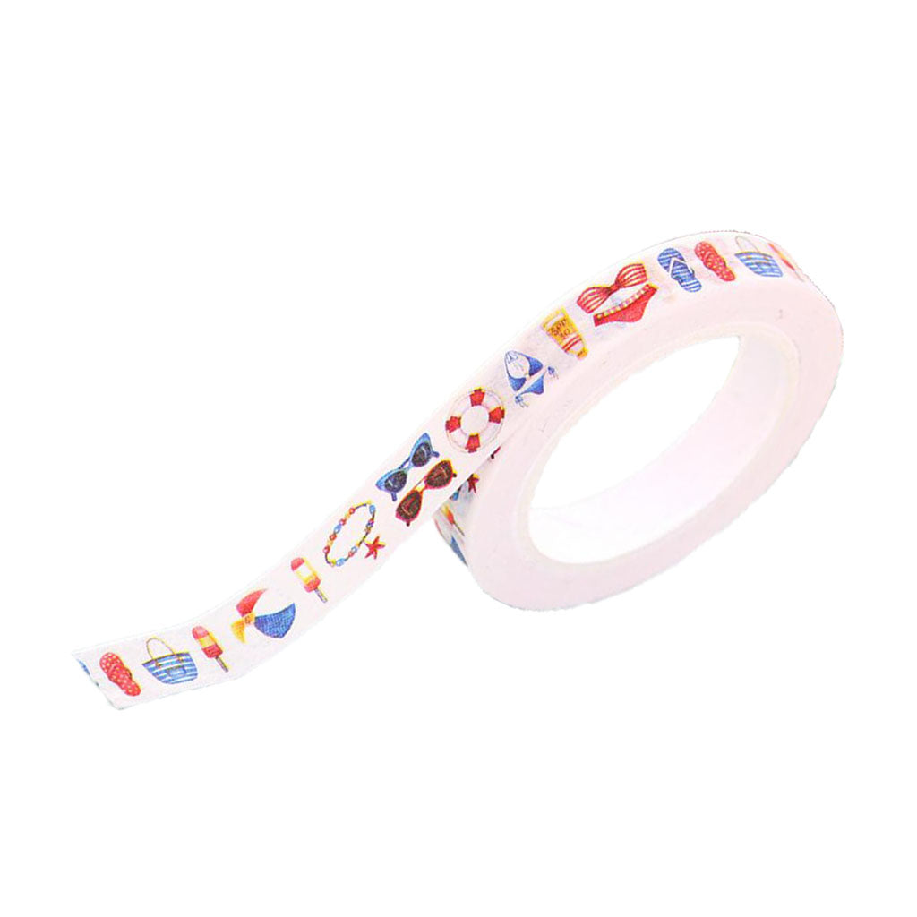 Japanese Washi  Paper Tape Colour Cartoon Handbook Sticker Sundries