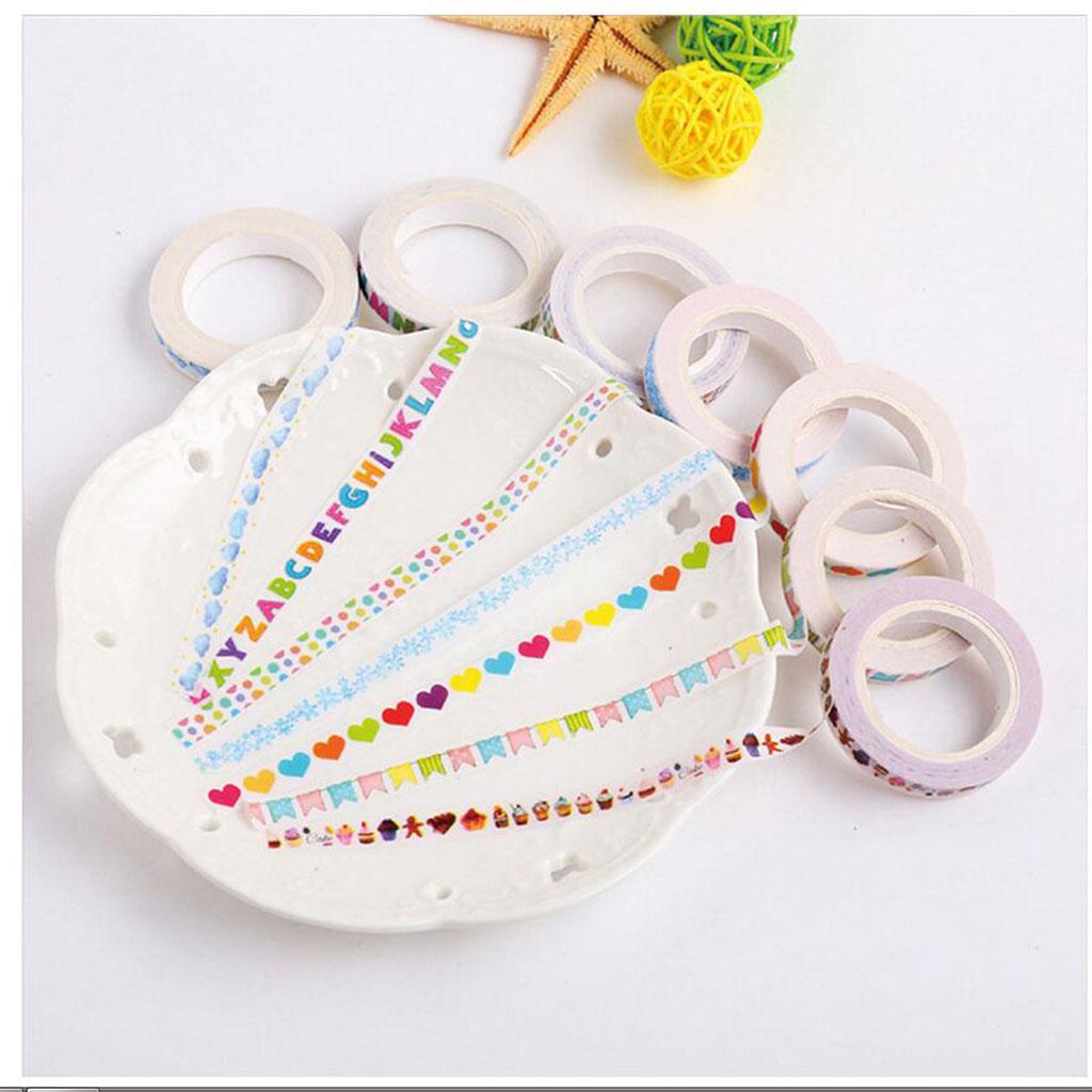 Japanese Washi  Paper Tape Colour Cartoon Handbook Sticker Snowflake